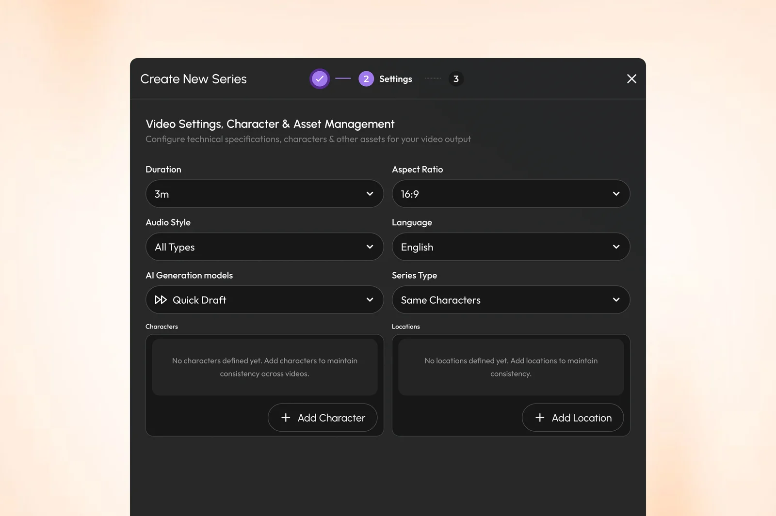Video Configuration