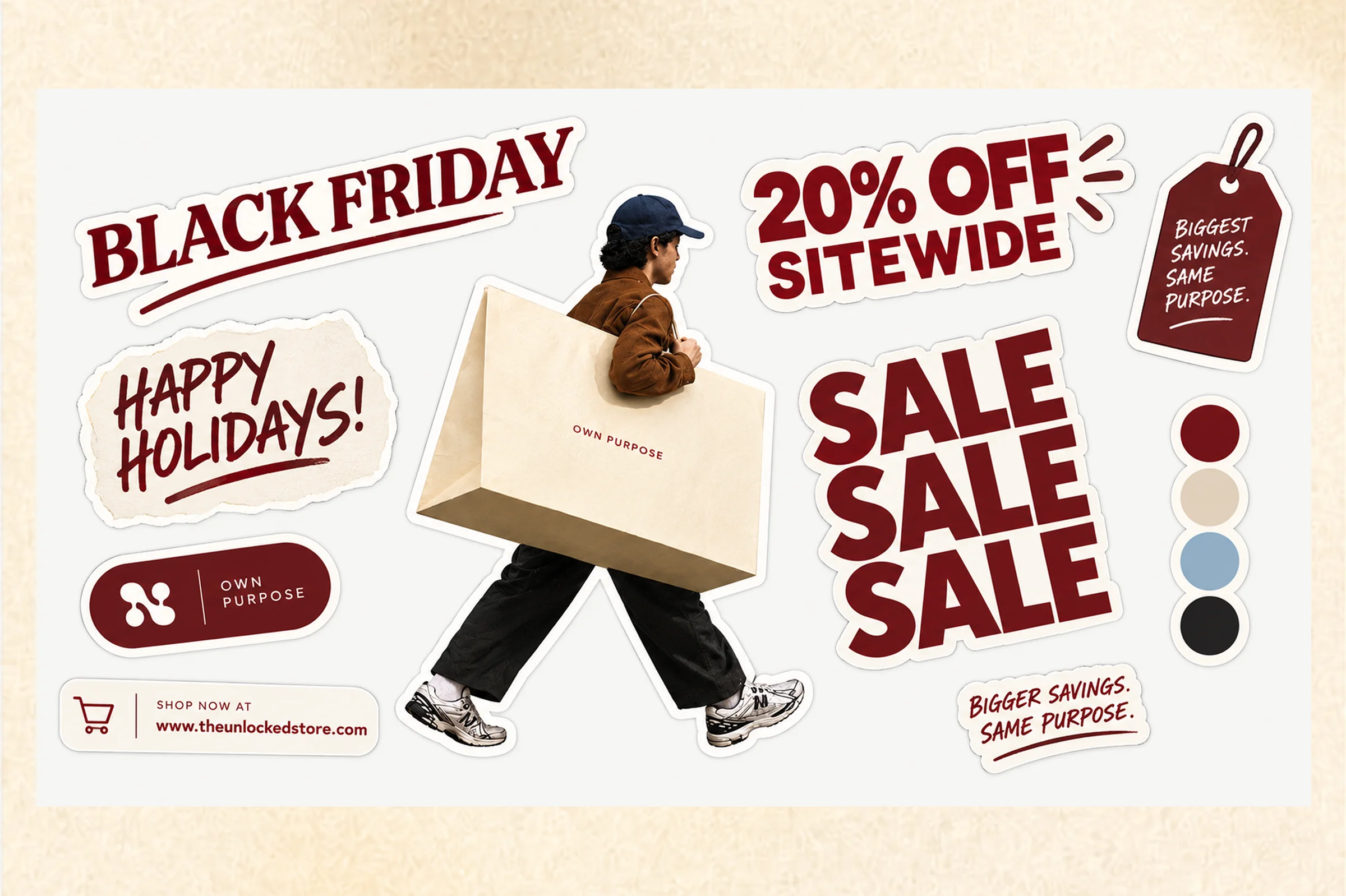 One weekend offer turned into a full set of matching sale assets
